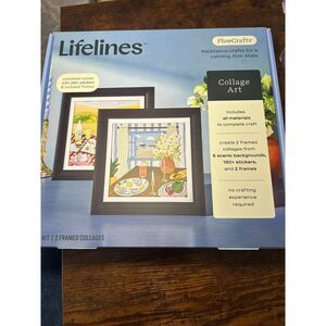 Lifelines FlowCrafts Collage Art Kit Meditative Craft NIB